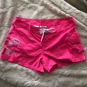 Ron Jon hot pink board shorts